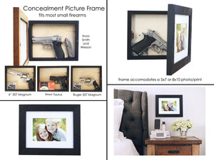 Concealment Picture Frame for Pistols and Handguns