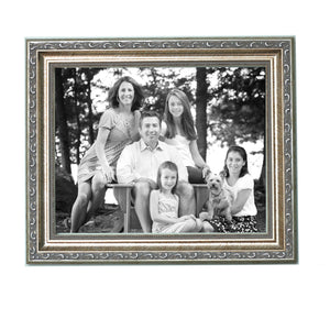 1-1/4" Ornate, Antique Silver Picture Frame