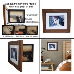 Concealment Picture Frame for Pistols and Handguns