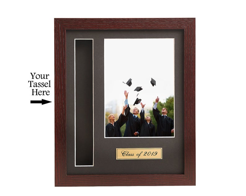 Mahogany or Black Graduation Tassel Frame