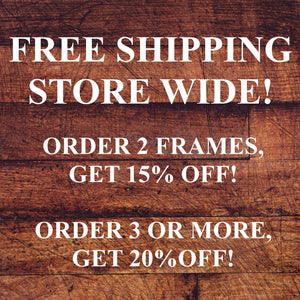 Sleek Contemporary Hardwood Picture Frames