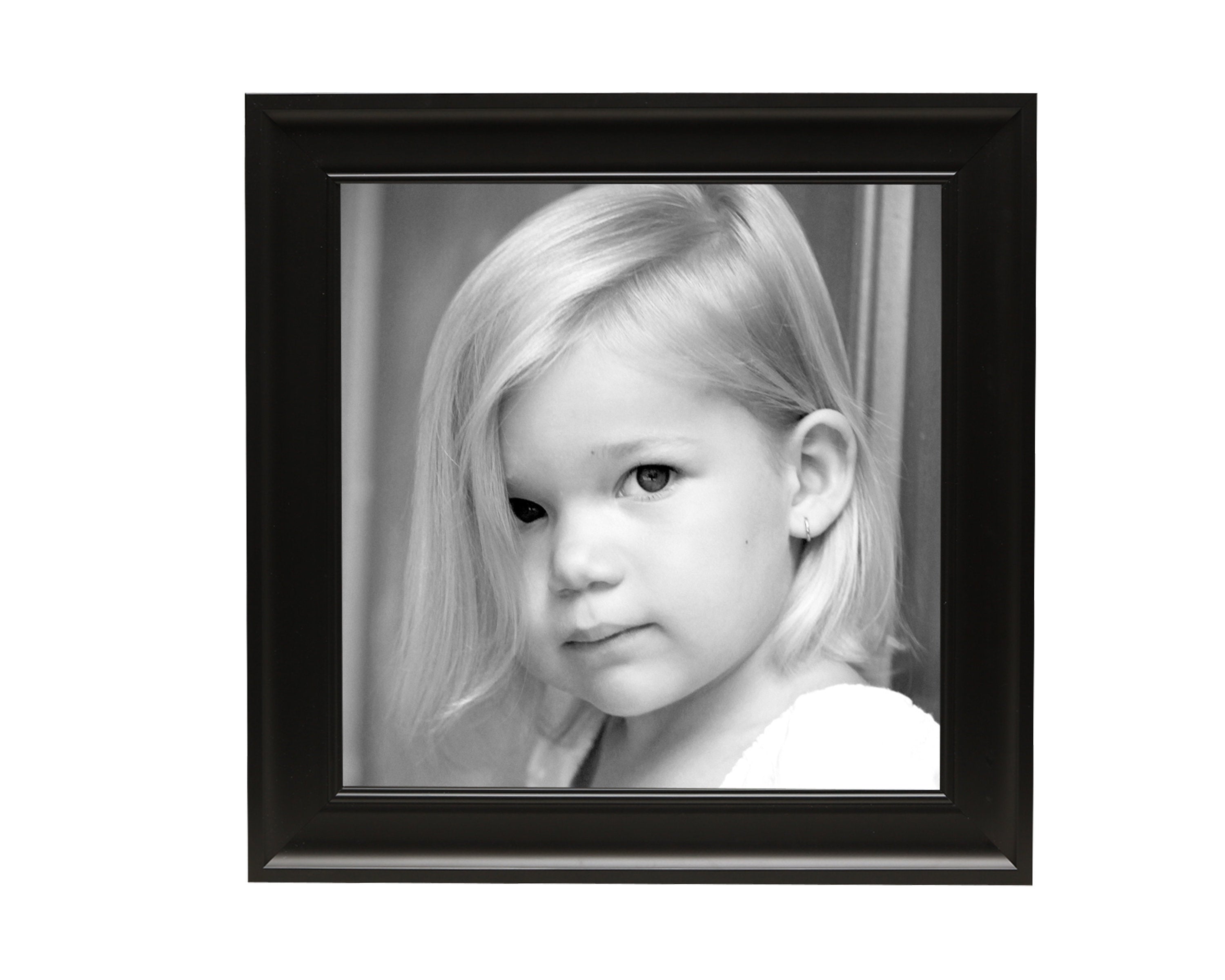 Black Photo Frame, 12 x 12 Square Picture Frame