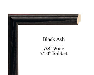Black Photo Frame - Double White Mat, 12 x 12 Square Frame