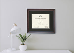 11x14" Walnut Bead Graduation Diploma Frame